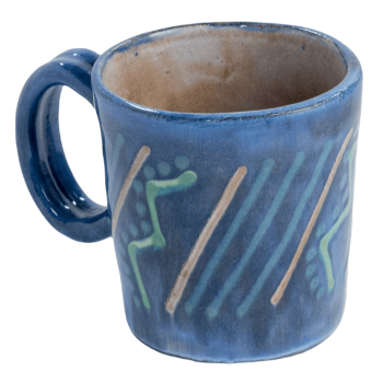 Straight Super Mug (16 Oz) - Blue Otis