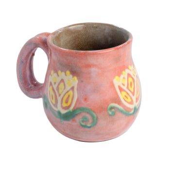 Tankard Mug (12 oz) - Watermelon Tulip